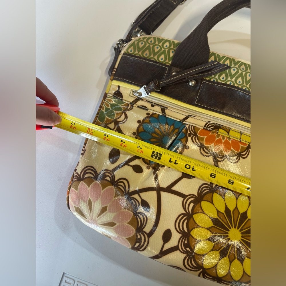 Fossil Handbag, Keyper Printed Computer Bag Bin 3… - image 3